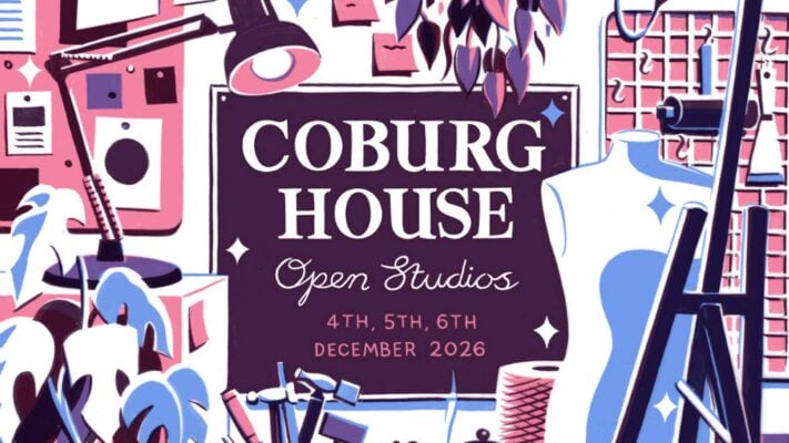 Coburg House Open Studios poster.
