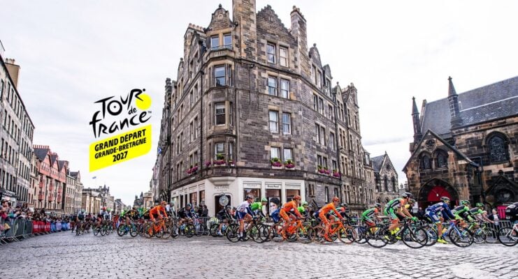 Cycling - OVO Energy Tour of Britain - Stage 1 Edinburgh to Kelso - The Tour of Britain sets off in Edinburgh along the Royal Mile.