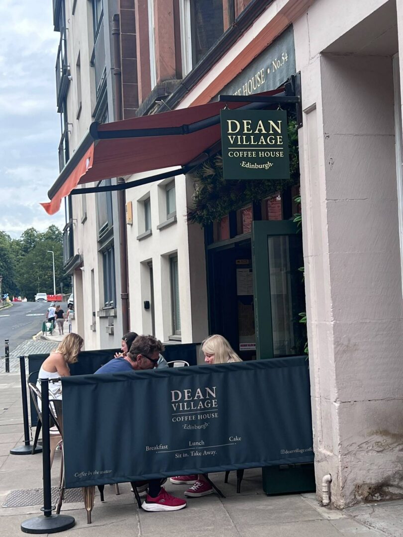 Exterior of Dean Village Coffee House