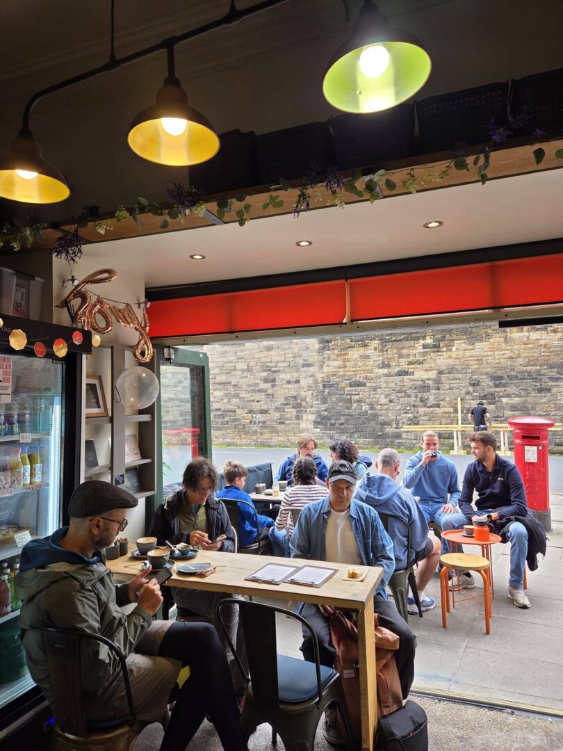 Interior of Dean Village Coffee House